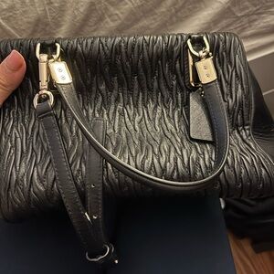 Coach twist black crossbody bag